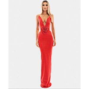 AlbinaDyla Red Corset Dress